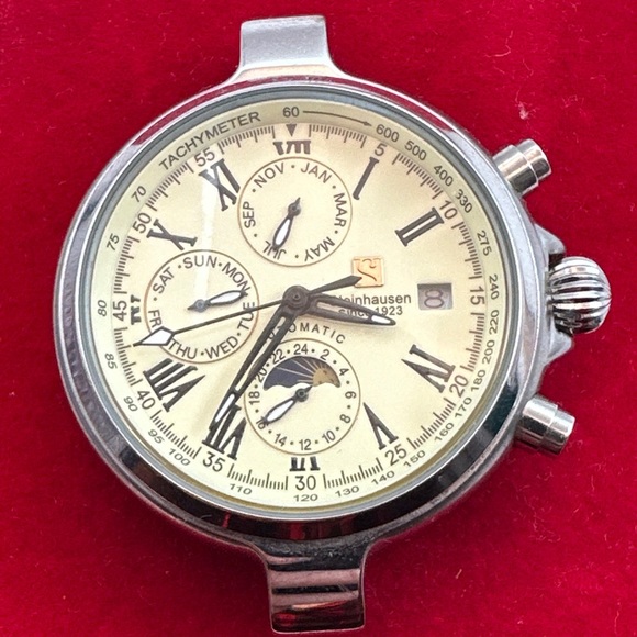 Steinhausen Automatic Triple Date Chronograph TW 381S -12-0038 Wristwatch - Picture 1 of 11